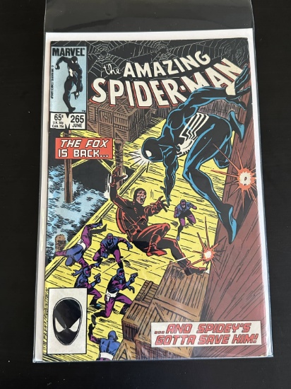 The Amazing Spider-Man Marvel Comics #265 Bronze Age 1985 Key 1st appearance of Silver Sable. 1st te