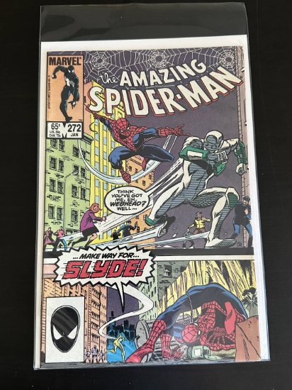 The Amazing Spider-Man Marvel Comics #272 1986 Key 1st appearance of Slyde.