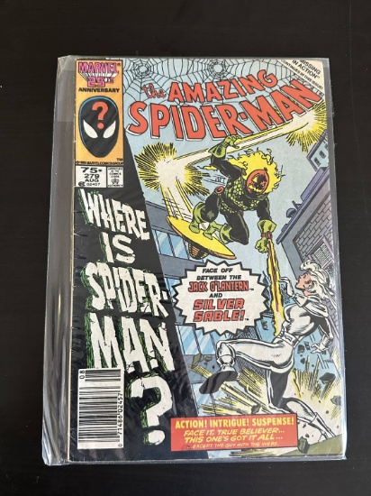 The Amazing Spider-Man Marvel Comics #279 1986 Key 1st cover and 3rd appearance of Silver Sable.