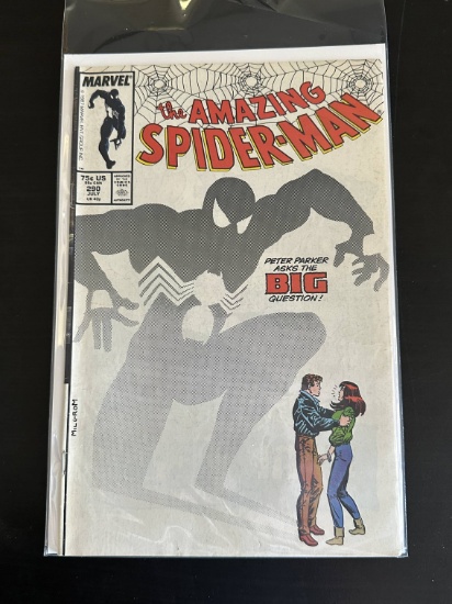 The Amazing Spider-Man Marvel Comics #290 1987 Key Peter proposes to Mary Jane, she declines in the