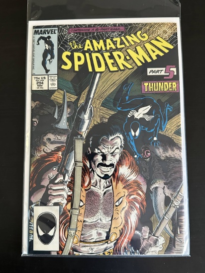 The Amazing Spider-Man Marvel Comics #294 1987 Key Death of Kraven the Hunter, by self-inflicted gun