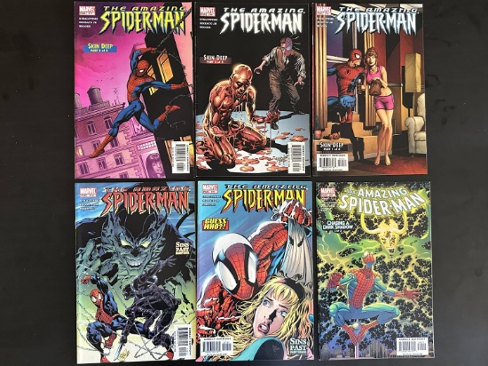 6 Issues. The Amazing Spider-Man Marvel Comics #504, #511, #513, #515, #516 & #517.