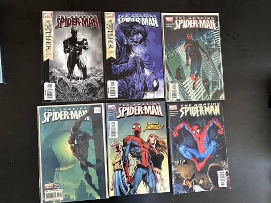 6 Issues. The Amazing Spider-Man Marvel Comics #518, #519, #521, #522, #526 & #527.