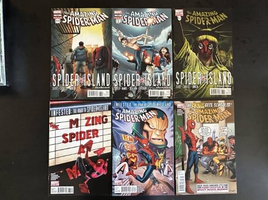 6 Issues. The Amazing Spider-Man Marvel Comics #661, #662, #665, #666, #672 & #673.