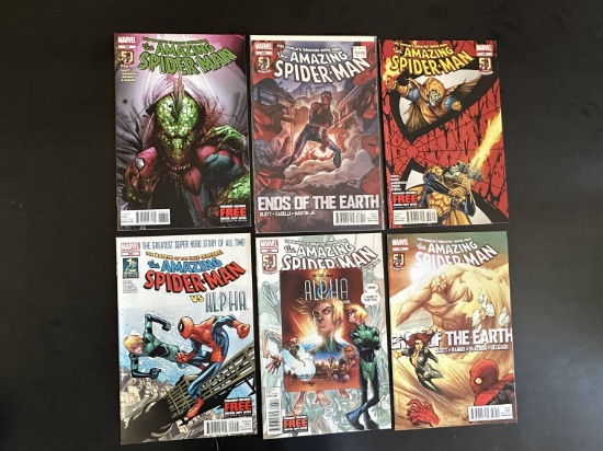 6 Issues. The Amazing Spider-Man Marvel Comics #684, #693, #694, #696, #686 & #688.