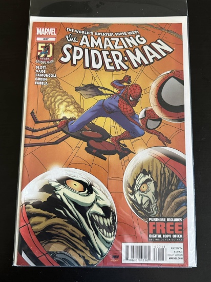 The Amazing Spider-Man Marvel Comics #697 2013 Key Doctor Octopus begins transferring his mind to th