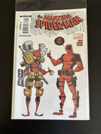 The Amazing Spider-Man Marvel Comics #611 2010 Key 1st appearance of Lady Stilt-Man.