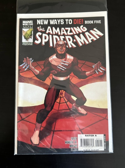 The Amazing Spider-Man Marvel Comics #572 2008 Key Mac Gargan becomes a Venom/Scorpion hybrid.
