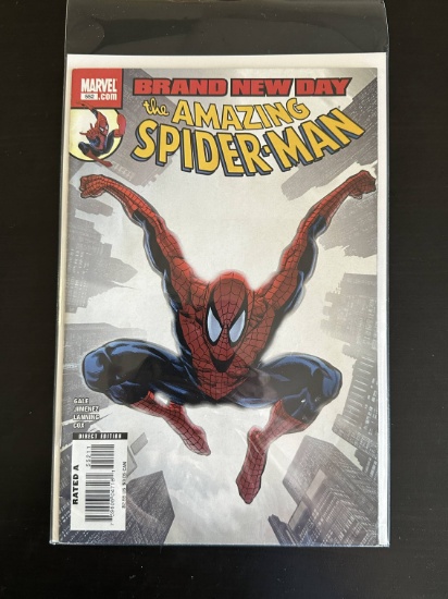 The Amazing Spider-Man Marvel Comics #552 2008 Key 1st appearance of Freak, a junkie who injected a