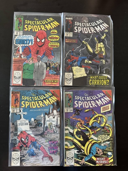 4 issues. The Spectacular Spider-Man Marvel Comics #146, #148, #149 & #150 1989