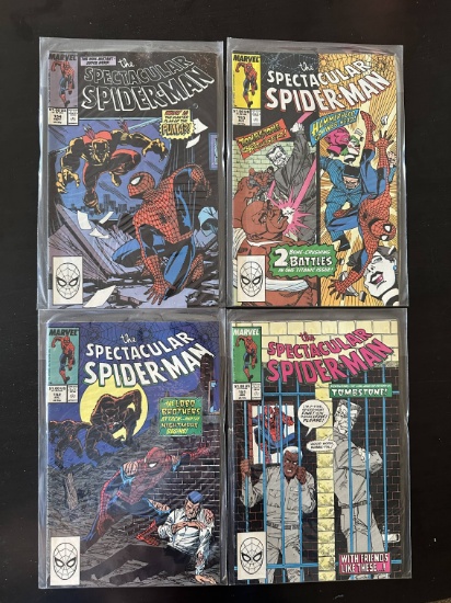 4 issues. The Spectacular Spider-Man Marvel Comics #151, #152, #153 & #154 1989