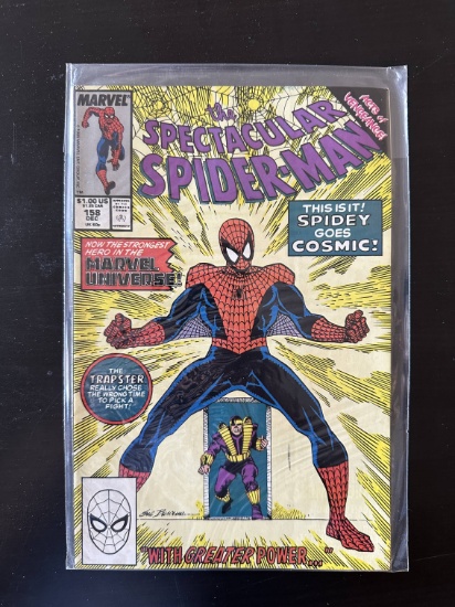 The Spectacular Spider-Man Marvel Comics #158 1989 Key Spider-Man gains cosmic powers.