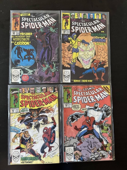4 issues. The Spectacular Spider-Man Marvel Comics #160, #161, #162 & #163 1990