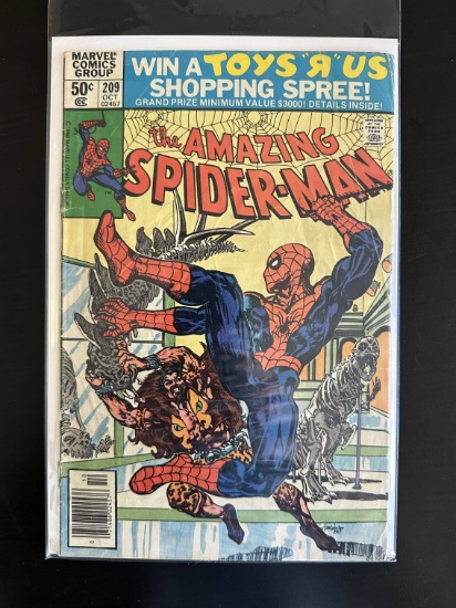 The Amazing Spider-Man Marvel Comics #209 Bronze Age 1980 Key 1st appearance and origin of Calypso,