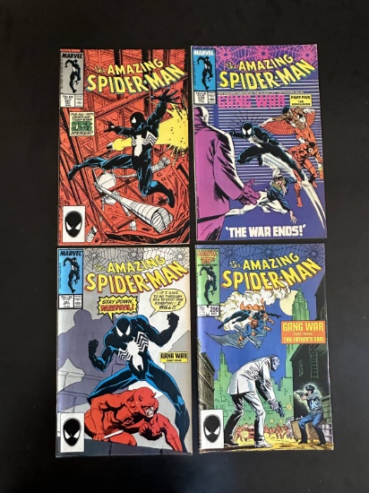 4 Issues. The Amazing Spider-Man Marvel Comics #286, #287, #288, & #291. 1987.