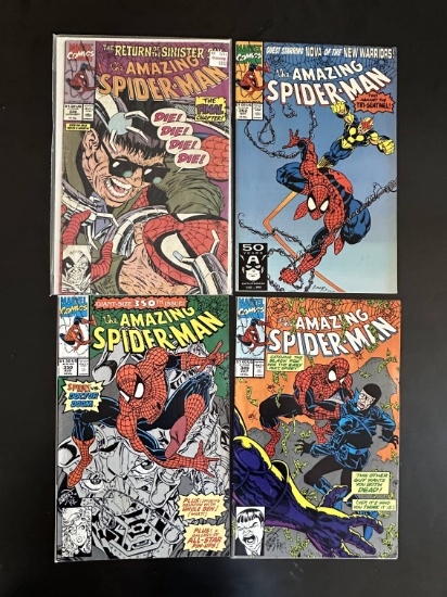 4 Issues. The Amazing Spider-Man Marvel Comics #349, #350, #352, & #339.