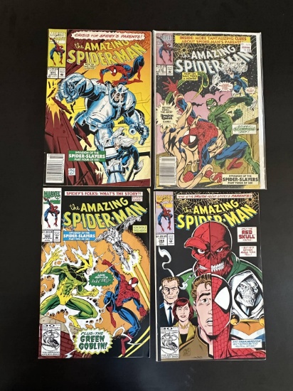 4 Issues. The Amazing Spider-Man Marvel Comics #366, #369, #370, & #371. 1992.