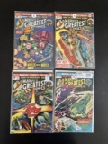 4 Issues. Marvel's Greatest Comics Marvel Comic #56, #52, #54, & #57. Bronze Age 1974, 1975.