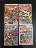 4 Issues. Marvel's Greatest Comics Marvel Comic #38, #57, #45, & #51.