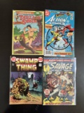 4 Issues. Doc Savage The Man of Bronze Marvel Comics #5. Swamp Thing DC Comics #4. Superman starring