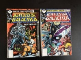 2 Issues. Battlestar Galactica Marvel Comics #2 & #3. Bronze Age 1979.