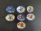 (7) WWII Kids' Disney Character Cloth Patches.