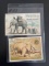 (2) Antique Trade Cards PT Barnum 