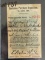 1904 St. Louis Exposition Press Pass Coupon.
