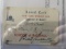 1939 World's Fair School of Baseball MLB Player Signed Card.