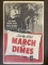 1950's Actress June Allison March of Dimes Poster.