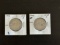 (2) 1935 A German 5 Mark Silver Coins.