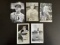 (5) Vintage Old Baseball Player Autographs.