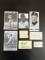 (8) Vintage Old Baseball Player Autographs.