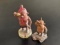 2 Original Wood Carved Hand-made American Indian Figures Looks Like Hopi