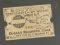 1893 Columbian Expo Souvenir Weight Ticket.