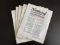 (5) WWI 1914-15 German Language War News Magazines.