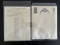 Antique KKK Stationery Sheet and Weekly Report Sheet.