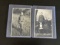 (2) WWII German Soldier Real Photo Postcards. RPPC portrait cards.