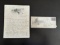 Antique Western Artist Charles Russell Stationery / Envelope.