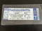 2001 Madonna Unused Full Ticket with Stub.