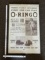 Vinatage Ad Miniposter for O-Ringo Game Featuring Betty Grable