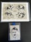 Vintage World War II Propaganda Flyer with Pigs that Fold into Hitler
