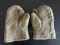 WWII Japanese Army Winter Mittens.