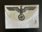 WWII Germany Eagle Patch Large White Background 10x5 inches 1945