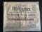 (3) WWII German NSDAP Newspapers .