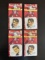 (4) 1950's Pop/Rock Star Picture Patches.