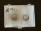 (2) 1950's Davy Crockett Novelty/Premium Rings.