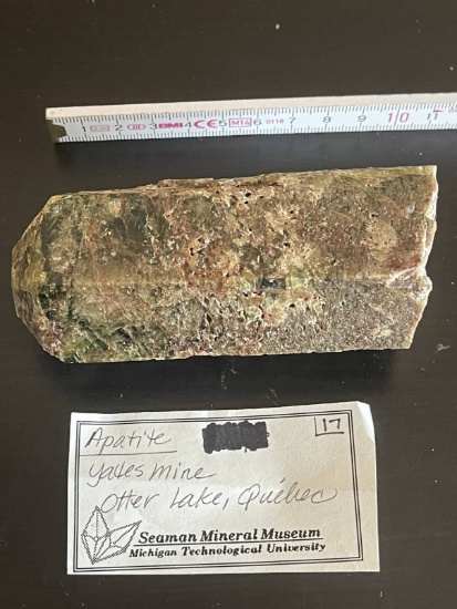 Large Apatite Specimen From Old Rock Collection.