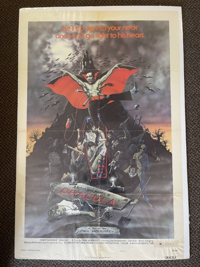 1975 Andy Warhol's Dracula 1-Sheet Movie Poster.