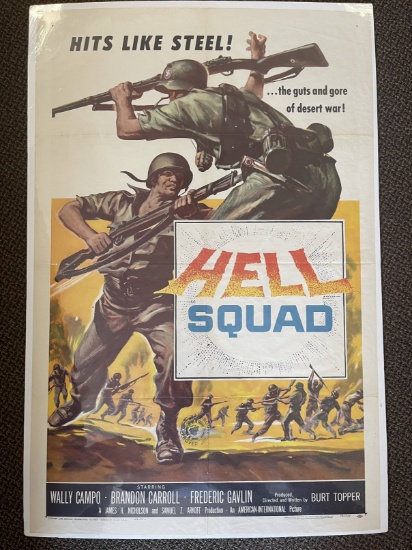 1958 WWII War Movie 1-Sheet Movie Poster.
